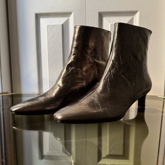 Madewell Metallic Dimes Kitten-Heel Boot - Picture 4 of 5